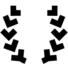 Laurel Award Winner Nomination Icon from Sharp Line Set
