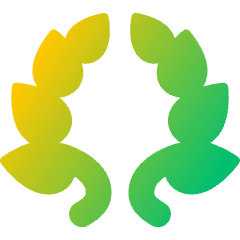 Laurel Award Winner Nomination Icon from Flex Gradient Set