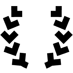 Laurel Award Winner Nomination Icon from Sharp Solid Set
