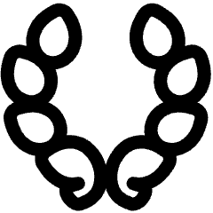 Laurel Award Winner Nomination Icon from Plump Line Set