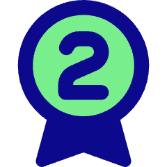 Medal 2nd Place Runner Up Icon from Core Pop Set