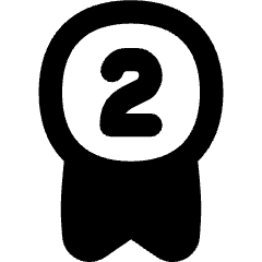 Medal 2nd Place Runner Up Icon from Flex Remix Set