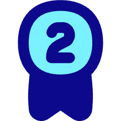 Medal 2nd Place Runner Up Icon from Flex Pop Set