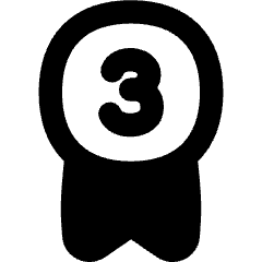 Medal 3rd Place Second Runner Up Icon from Flex Remix Set