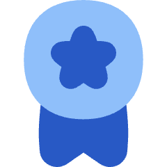 Medal Badge Star Icon from Flex Flat Set