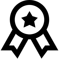 Ribbon Icon from Sharp Line Set
