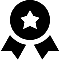 Ribbon Icon from Sharp Solid Set