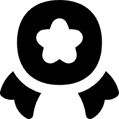 Star Badge Icon from Flex Solid Set