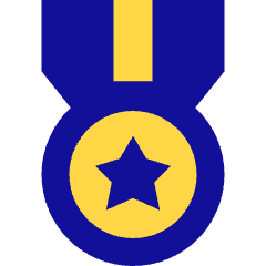 Star Medal 2 Icon from Sharp Pop Set