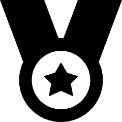 Star Medal Icon from Sharp Remix Set