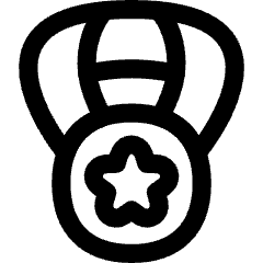 Star Medal Icon from Flex Line Set