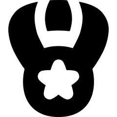 Star Medal Icon from Flex Solid Set