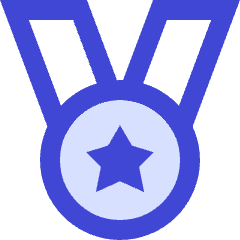 Star Medal Icon from Sharp Duo Set