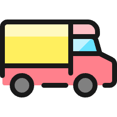 Truck Cargo Icon from Ultimate Colors Set