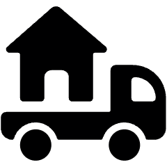 Truck Moving Icon from Ultimate Bold Set