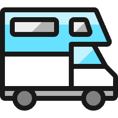 Truck Rv Icon from Ultimate Colors Set