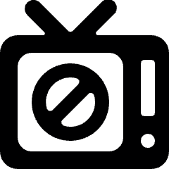 Tv Disable Icon from Ultimate Bold Set