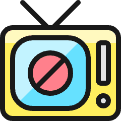 Tv Disable Icon from Ultimate Colors Set