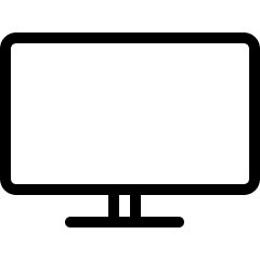 Tv Flat Screen Icon from Ultimate Light Set