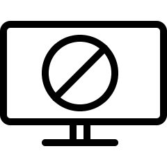 Tv Flat Screen Disable Icon from Ultimate Light Set