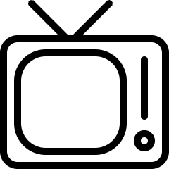 Tv Retro Icon from Ultimate Light Set