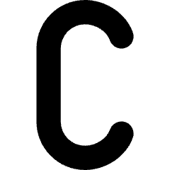 C Icon from Ultimate Bold Set