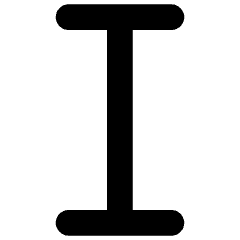 I Icon from Ultimate Regular Set