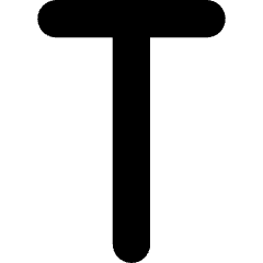 T Icon from Ultimate Bold Set