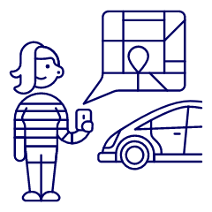 Pickup Point 4 Illustration from UX Line Set