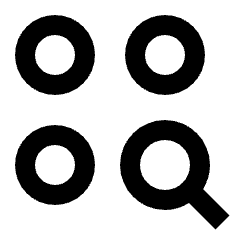 Action Key Icon from Sharp Line - Material Pro Set