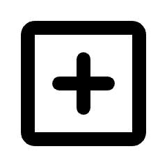 Add Box Icon from Rounded Line - Streamline Material Set