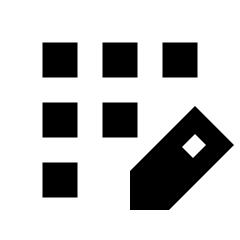 App Registration Fill Icon from Sharp Fill - Streamline Material Set