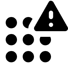 Apps Critical Outage Fill Icon from Rounded Fill - Streamline Material Set