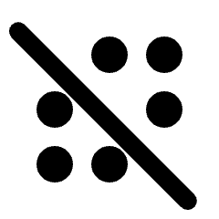 Apps Off Icon from Rounded Line - Material Pro Set