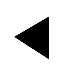 Arrow Back 2 Fill Icon from Sharp Fill - Streamline Material Set