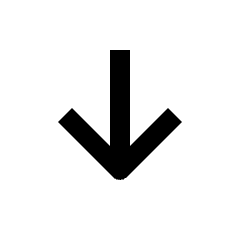 Arrow Downward Alt Icon from Outlined Line - Streamline Material Set