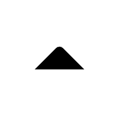 Arrow Drop Up Fill Icon from Outlined Fill - Streamline Material Set