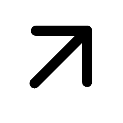 Arrow Outward Icon from Rounded Line - Streamline Material Set