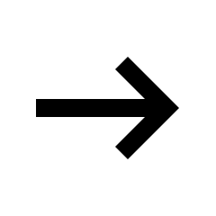 Arrow Right Alt Fill Icon from Sharp Fill - Streamline Material Set