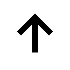 Arrow Upward Alt Icon from Sharp Line - Streamline Material Set