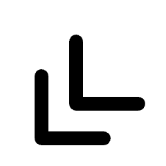 Arrows More Down Icon from Rounded Line - Streamline Material Set