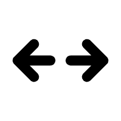 Arrows Outward Icon from Rounded Line - Streamline Material Set