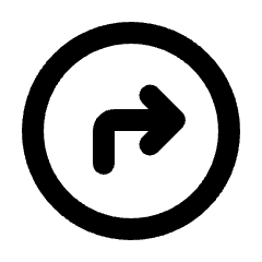 Assistant Direction Icon from Rounded Line - Material Pro Set