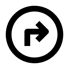 Assistant Direction Icon from Outlined Line - Material Pro Set