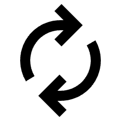 Autorenew Icon from Sharp Line - Streamline Material Set