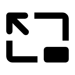 Back To Tab Icon from Rounded Line - Streamline Material Set