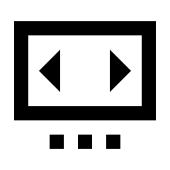 Browser Slider Alt Icon from Sharp Line - Material Pro Set