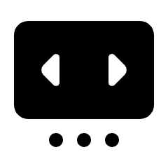 Browser Slider Alt Fill Icon from Rounded Fill - Material Pro Set