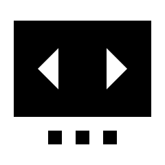 Browser Slider Alt Fill Icon from Sharp Fill - Material Pro Set