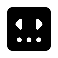 Browser Slider Fill Icon from Rounded Fill - Material Pro Set